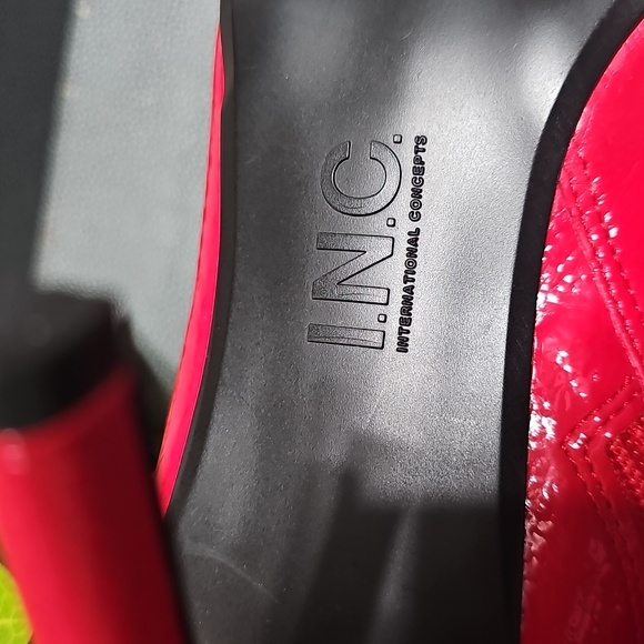 NWOT INC International Concepts Vibrant Red Over the Knee Boots - Picture 7 of 9